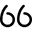 Number 66 displayed in large black numerals on white background.